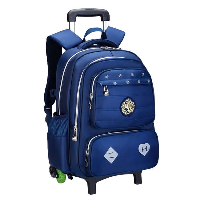 Mochila con ruedas Mochila escolar con ruedas de gran capacidad de 6 ruedas para niños