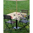 thumbnail image 4 of Hokiten Outdoor Tablecloths with Umbrella Hole & Zipper, Vintage Spring Floral 54x54 Inch Square Tablecloths, Summer Botanical Flowers Waterproof Table Cloth, Patio/Pool/Picnic Table Covers, 4 of 7