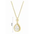 thumbnail image 4 of Collar De Moda De Zircon De Plata 925 Original Para Mujer Xtellar dorado, 4 of 4