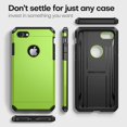 thumbnail image 4 of Étui iPhone 7/8, Protection Extrême Double Couche Étui Robuste pour Apple iPhone 7/8 (Vert Lime), 4 of 6