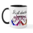 thumbnail image 2 of CafePress - All About The Shoes Mug - 11 oz Ceramic Mug - Novelty Coffee Tea Cup, 2 of 6