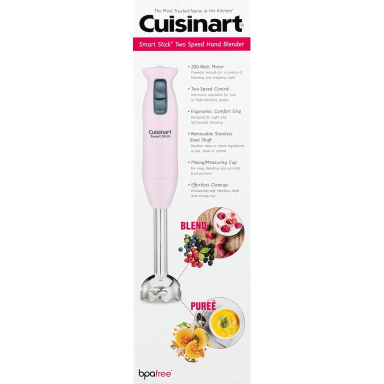Cuisinart CSB-175FP Smart Stick 2 Speed Hand Blender Hot Pink NIB