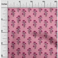 thumbnail image 1 of oneOone Tissu Jersey Viscose Feuilles & Floral Imprimé au Mètre 60 Pouces de Large, 1 of 5