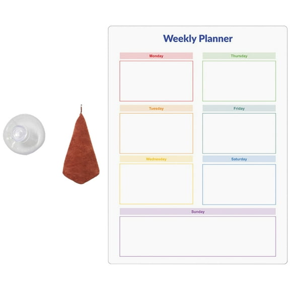 GETAJGHSD Writing Board Set Dry Erase Board for Refrigerator Cloth 1 Set