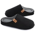 thumbnail image 1 of Pantuflas VeraCosy de pana para hombre, tipo slip-on, antideslizantes, con memoria de espuma, 1 of 8