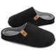 thumbnail image 1 of Pantuflas slip-on de pana para hombre VeraCosy con espuma viscoelástica, negras, 1 of 8