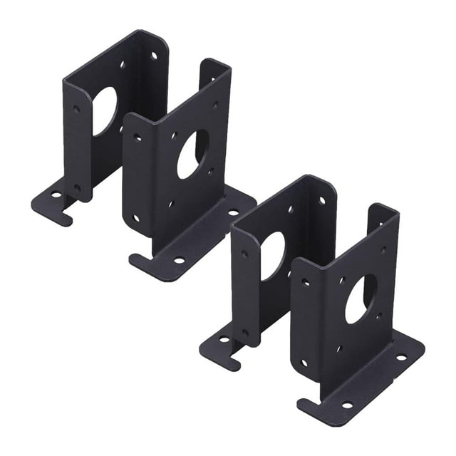 4 Piezas De Soportes De Base Para Postes De Madera Para Vallas, Pérgolas, Hoteles, Jardines Y Carpintería Exterior.