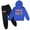 Blue, variant on Teen Sweatsuits Roblox Pullover Long Sleeve Tops and Sweatpants Set-2pcs Casual Sweatshirt Hooded Outfits for Fall
