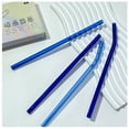 thumbnail image 5 of PENGXIANG Straight Bend Glass Straws Set Lightweight Smooth Edge Straws for Tea Coffee Shop Dorm Homes, 5 of 5