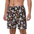 thumbnail image 2 of Daiia Daisies Flowers Mens Swim Trunks Swim Shorts Quick Dry Swim Shorts with Mesh Lining Pockets-Large, 2 of 9