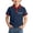 Blue, variant on Boys Girls UK Flag Polo Shirt Youth Casual England Print Gentleman Top - Soft Polyester Breathable Contrast Collar