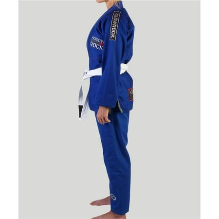 HollowRock Gear MAS0015A-2 Keiko Mens Jiu-Jitsu Training Gi & Kimono, Blue - Size