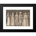 thumbnail image 2 of Melchior Lorck 18x14 Black Modern Framed Museum Art Print Titled - Eight Ladies in Ancient Costumes (1567-1573), 2 of 5
