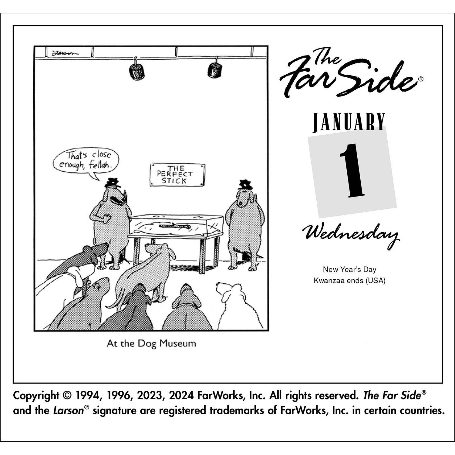 The Far Side 2025 Off-the-Wall Day-to-Day Calendar