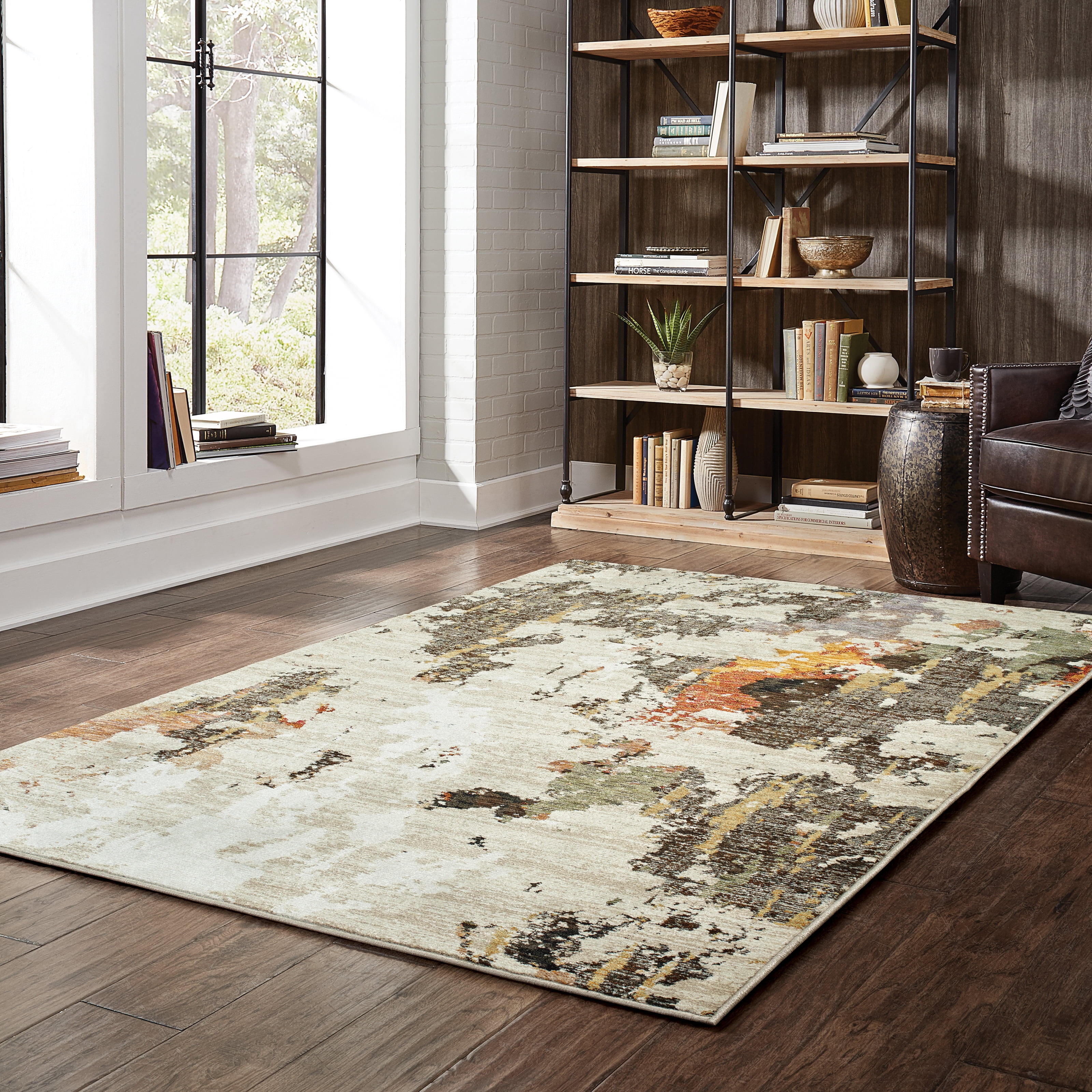 Avalon Home Everman Abstract Woven Area Rug, 1.9' x 3.28'