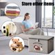 thumbnail image 5 of Bolsa de almacenamiento privada con cerradura y combinación | Organizador de tela gris de 38 x 26 x 26 cm | Organizador para juguetes y ropa con estampado de perro para hombres y mujeres |, 5 of 6