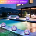 thumbnail image 3 of Luces solares para jardín Keevvon 80 LED multicolor, paquete de 2, 3 of 7