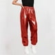 thumbnail image 2 of Odeerbi 3-16 Años Niños Niñas Metallic Shiny Sparkly Pantalones de Baile Workout Athletic Deportes Jogger Pantalones Ropa de Rendimiento Elástico Joggers Cintura, 2 of 5