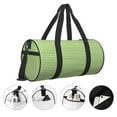 thumbnail image 3 of Balery Green Gingham Bolsa de Gimnasio para Mujeres y Hombres, Bolsa de Viaje Impermeable, Bolsa de Fin de Semana con Compartimento para Zapatos y Bolsillo Húmedo, 3 of 6