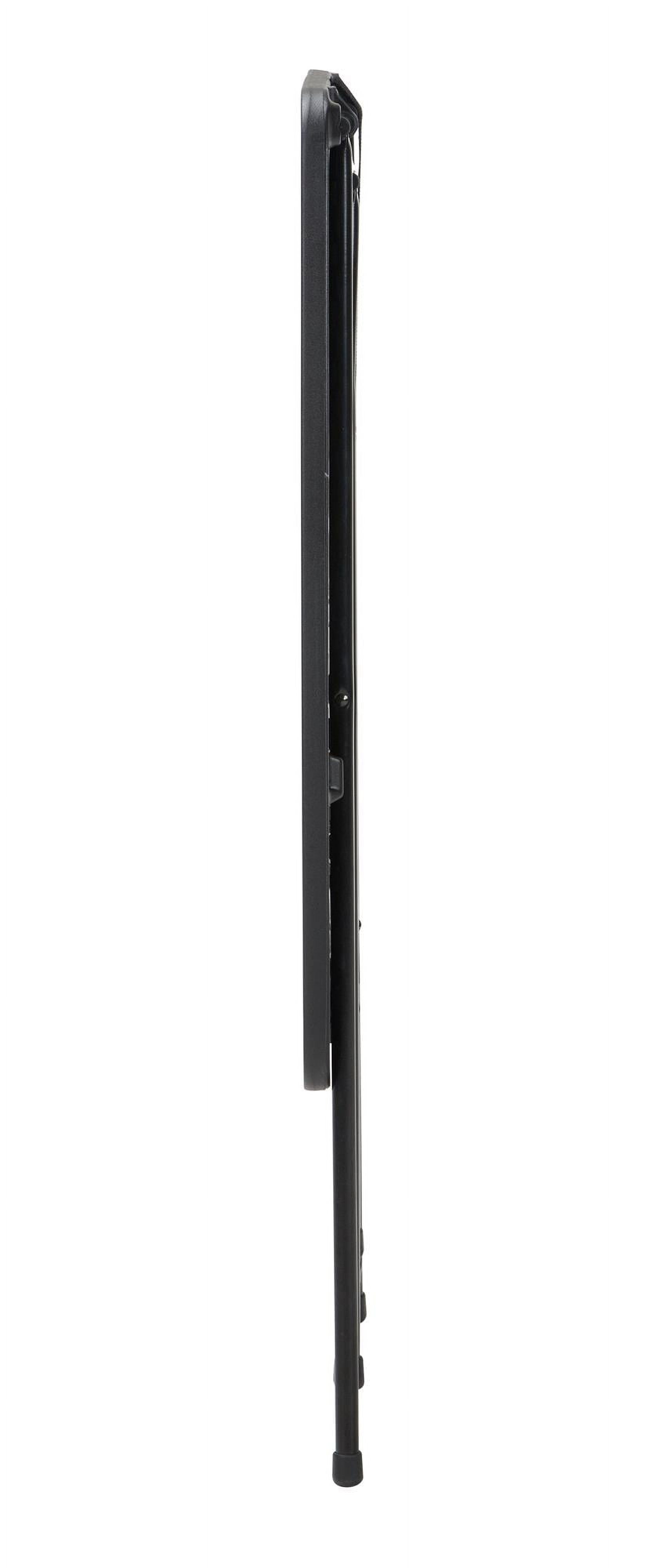 Mainstays 26" Adjustable Height Personal Folding Table, Black