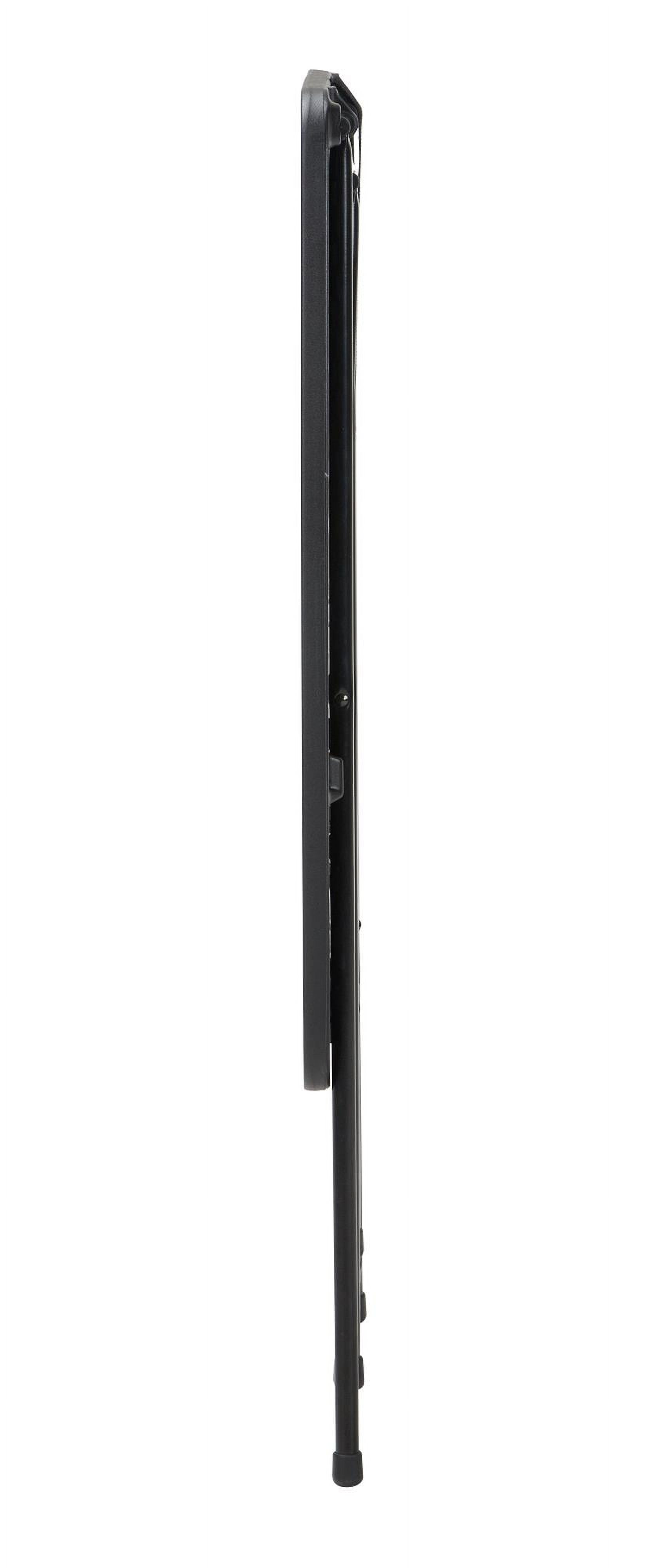 Mainstays Adjustable Height Personal Folding Table, 18" x 26", Black photo 5