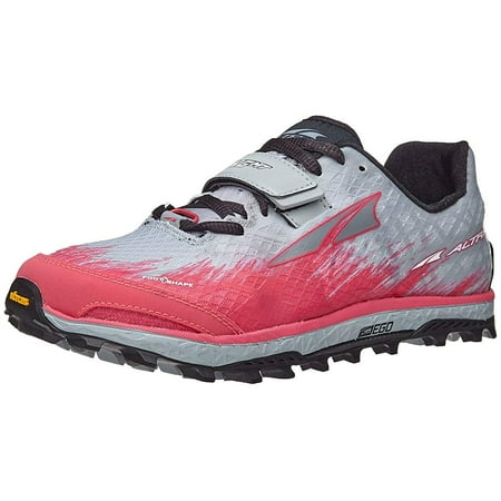 Altra Women's King MT 1.5 Comfort Zero Drop Trail Running Shoes Gray/Pink