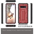 thumbnail image 2 of ArmadilloTek Vanguard Case Compatible with Samsung Galaxy S10+ Plus Military Grade Full-Body Rugged with Built-in Kickstand [Screenless Version] - Red, 2 of 5