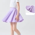 thumbnail image 5 of Antinious Girls Solid A-Line Flared Versatile Underneath Skirts with Shorts, 5 of 5