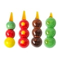 thumbnail image 1 of 4 Uds. Mini tomates hechos a mano en palos adornos de vidrio soplado a mano estatuilla en miniatura para regalos de decoración de escritorio, 1 of 5
