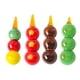 thumbnail image 1 of 4 Uds. Mini tomates hechos a mano en palos adornos de vidrio soplado a mano estatuilla en miniatura para regalos de decoración de escritorio, 1 of 5