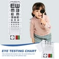 TUIBELYN Tooth Gems & Eye Test Wall Chart for Low Vision & Exams Eye Test Wala Chart