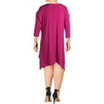 thumbnail image 2 of NY Collection Womens Plus Party Handkerchief Hem Special Occasion Dress, 2 of 2