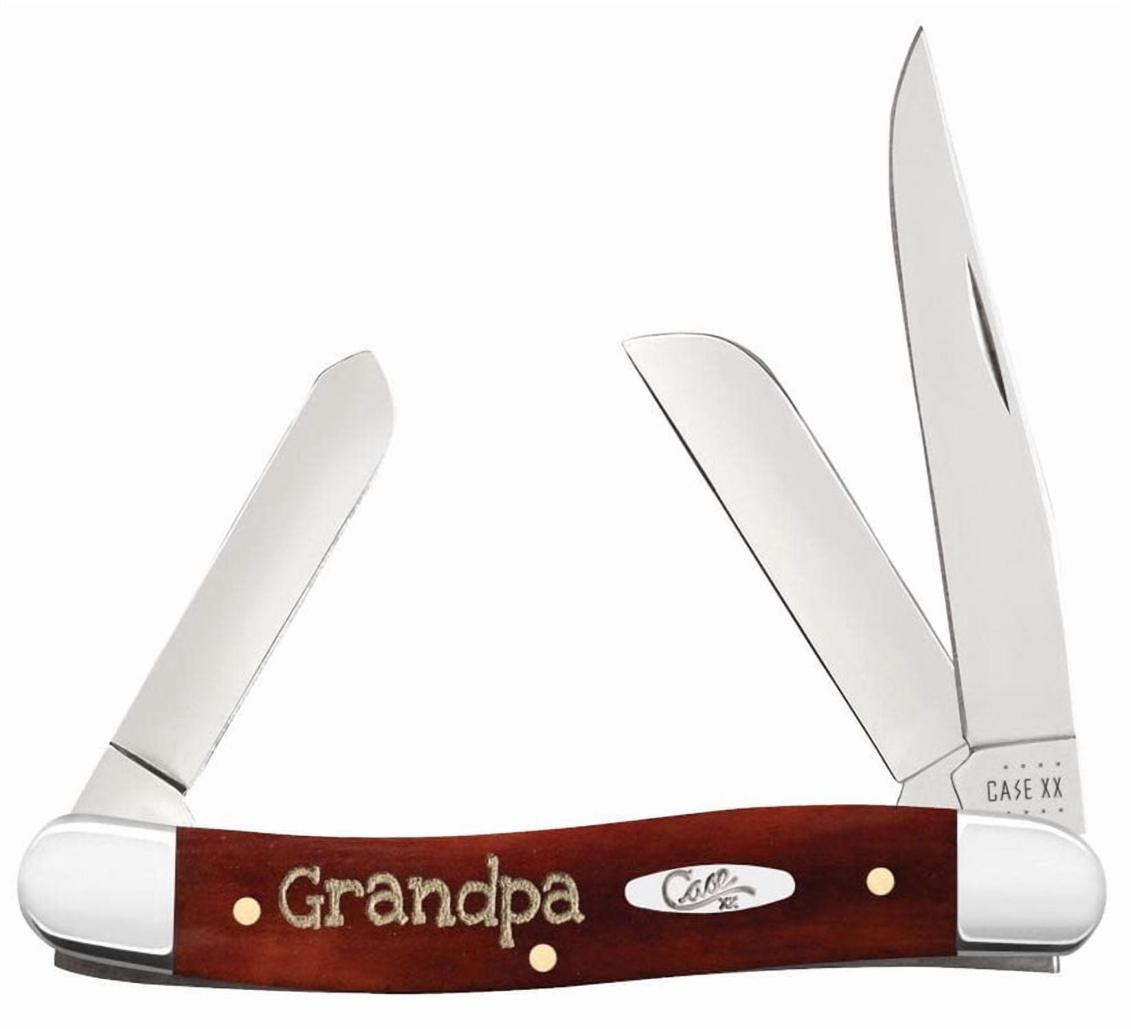Case Cutlery 10431 Grandpa Stockman Folding Pocket Knife