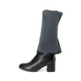 thumbnail image 5 of BURUDANI Women's Over The Knee Thigh High Chunky Heel Boots Long Stretch Sexy Fall Boots, 5 of 6