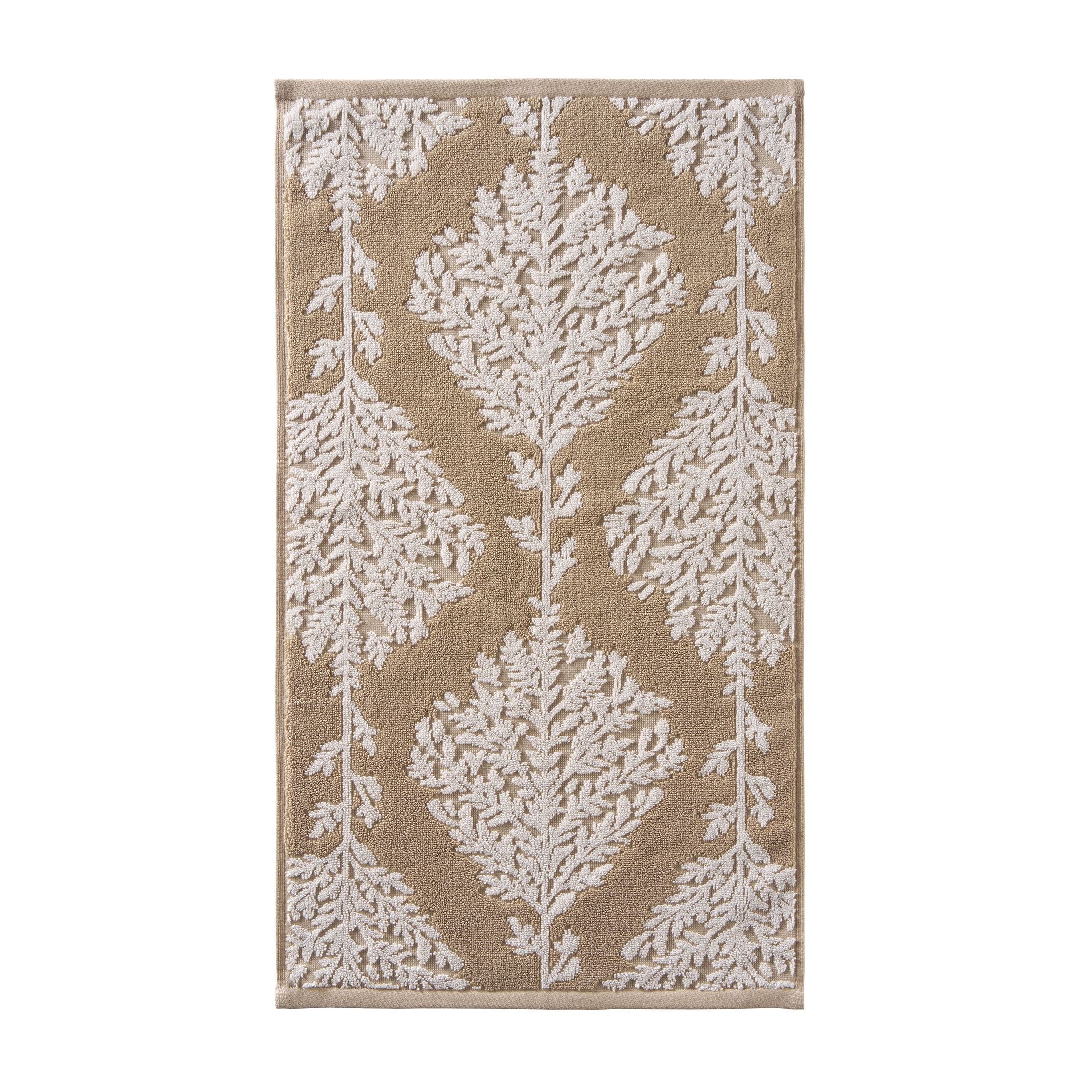 Better Homes & Gardens Soft Cotton Textured 4 Piece Bath Towel Set,Almond Biscuit