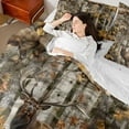 thumbnail image 4 of Castle Fairy Safari Deer Twin Bedding Sets 7-Piece for Boys Girls,Abstract Vintage Camouflage Bedding Comforter Set Microfiber,Autumn Jungle Tree Branches Breathable Sheet Sets,Luxury Bedroom Decor, 4 of 8