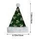 thumbnail image 3 of Gorro navideño con estampado verde, gorro navideño para adultos y niños, gorro navideño para mascotas, gorro decorativo para el día de Navidad, gorro decorativo de tela., 3 of 6
