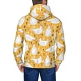 thumbnail image 5 of Zip Up Hoodies for Men - Rustic Lines Funny Chicken Yellow Long Sleeve Comfrt Men'S Fashion Hoodies & Sweatshirts, Jackets for Men Hoodies Pullover Clothing Clothes with Pouch, 5 of 5