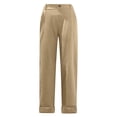 thumbnail image 7 of Girls Capri Pants Summer Trendy Linen Cropped Trouser with Pockets Beach Casual Cruise Fashion Capris Clothes, 7 of 7