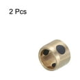 thumbnail image 3 of Sleeve Bearings 6mm/0.24" Bore,8mm/0.31" OD,8mm/0.31" Height,Wrapped Oilless Bushings Brass Graphite,Pack of 2, 3 of 4