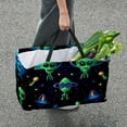 thumbnail image 7 of Alien Reusable Large Capacity Foldable Grocery Bags and Shopping Baskets made with Oxford Cloth, 7 of 7