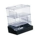 thumbnail image 4 of Caja de desbordamiento para acuarios, purificador de agua para tanque de tortugas, caja de filtro para acuario de 2 niveles, caja de filtro con cajón, 4 of 9