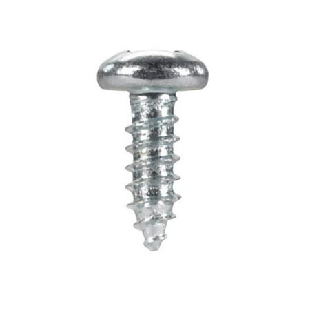 

80090 12 x 0.625 in. Philip Pan Head Zinc Plated Sheet Metal Screw