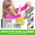 thumbnail image 2 of 1-3pcs New 100g White Shoe Cleaning Cream Multi-functional Sports Maintenance Brightening, 2 of 5