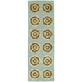 thumbnail image 5 of SAFAVIEH Soho Leanne Geometric Wool Area Rug, Light Blue/Multi, 7'6" x 9'6", 5 of 10
