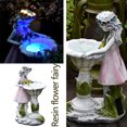 thumbnail image 4 of Lámpara De Piso Ornamento Hada Solar Luz Jardín Ángel Estatua Estatuilla Paisaje Lámpara Likrtyny Para estrenar, 4 of 6