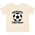 thumbnail image 3 of Inktastic Apparently I Like Soccer Boys or Girls Baby T-Shirt, 3 of 5