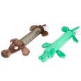 thumbnail image 4 of Flmtop Dog Cartoon Animal Shape Bite Resistant Teeth Cleaner Molar with Sounder Pet Toy Brown, 4 of 8