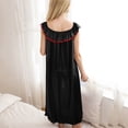 thumbnail image 5 of HomeGardon Nightgowns for Women,Summer Dresses Women Lace Homewear Ice Silk Sleeveless Nightdress Nightdress, 5 of 8