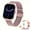 Pink, variant on Unisex Stylish Smart Watch - Wireless Call/SMS Alerts, Activity Tracking, Metallic Casing, for iPhone & Android